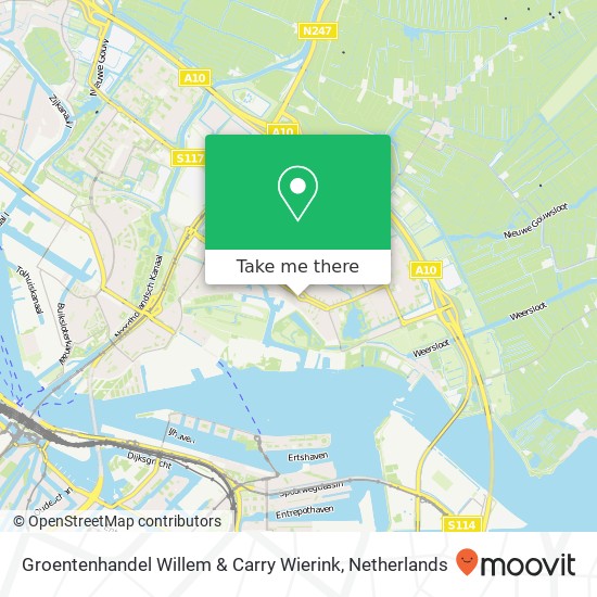 Groentenhandel Willem & Carry Wierink map