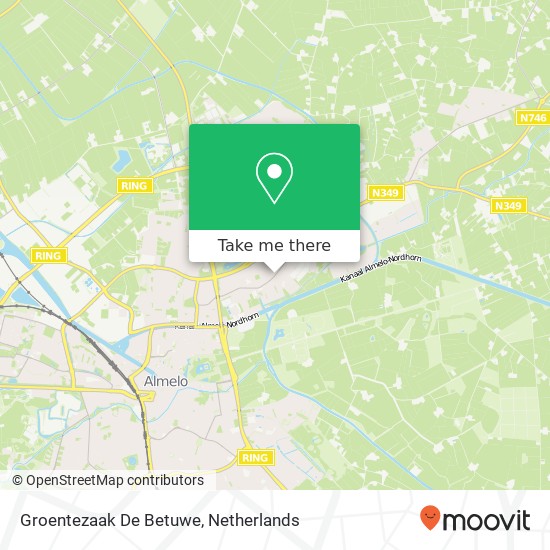 Groentezaak De Betuwe map