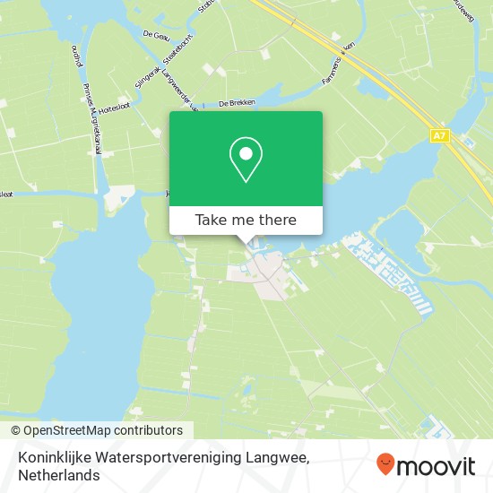 Koninklijke Watersportvereniging Langwee Karte