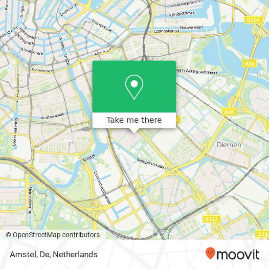 Amstel, De map