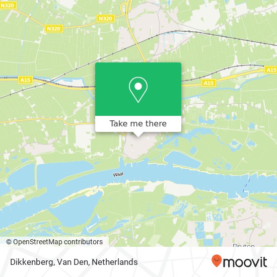 Dikkenberg, Van Den map