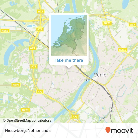 Nieuwborg map