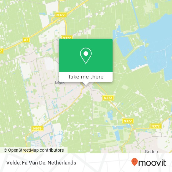 Velde, Fa Van De map