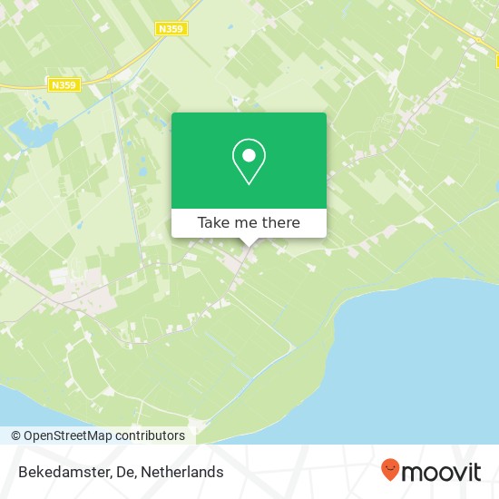 Bekedamster, De map