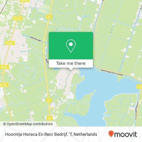 Hoorntje Horeca En Recr Bedrijf, 'T map