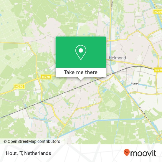 Hout, 'T map