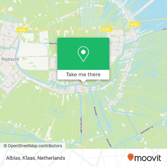 Alblas, Klaas map