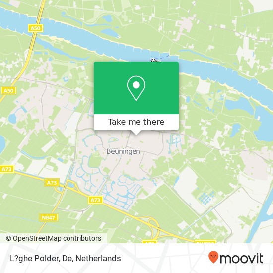 L?ghe Polder, De map