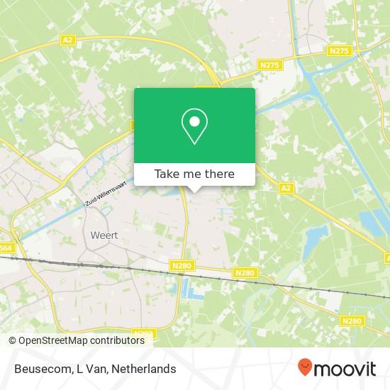 Beusecom, L Van map