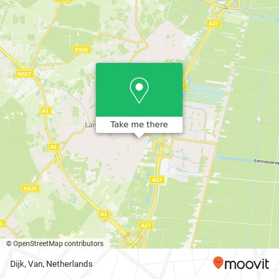 Dijk, Van map