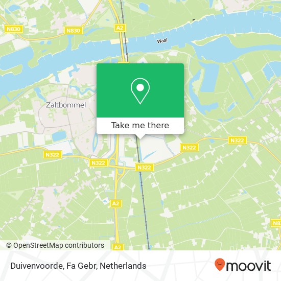 Duivenvoorde, Fa Gebr map