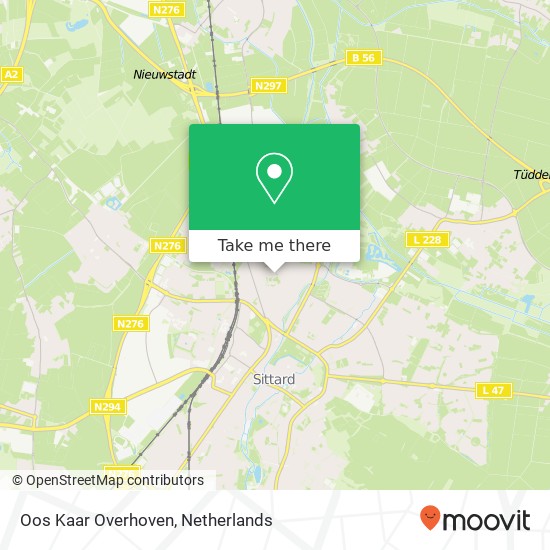 Oos Kaar Overhoven map