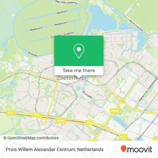 Prins Willem Alexander Centrum map