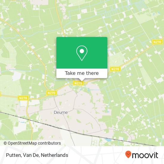 Putten, Van De map