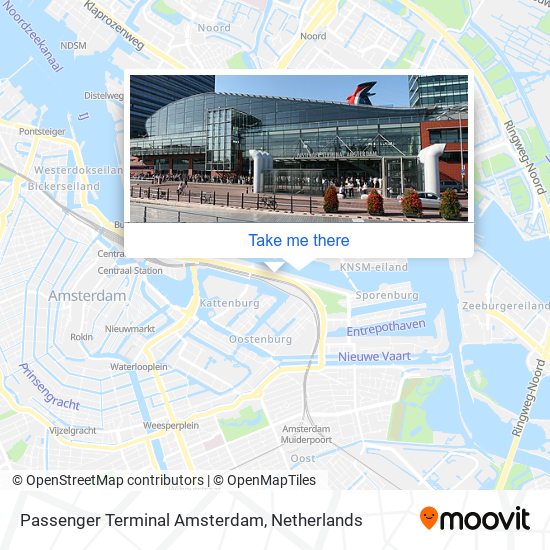 Passenger Terminal Amsterdam map