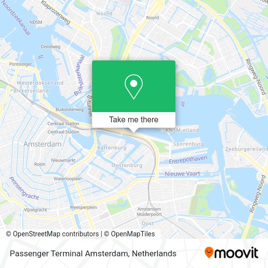 Passenger Terminal Amsterdam map