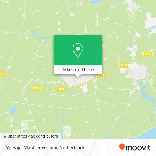 Verwijs, Machineverhuur map