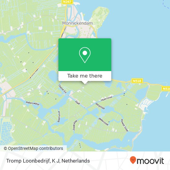 Tromp Loonbedrijf, K J map