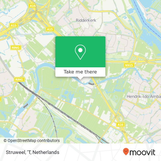 Struweel, 'T map