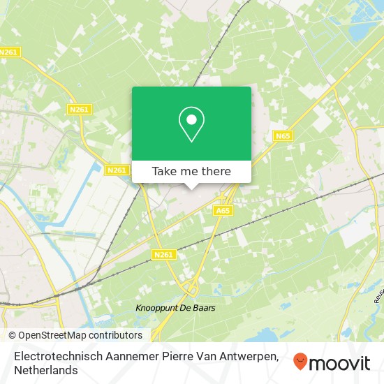 Electrotechnisch Aannemer Pierre Van Antwerpen Karte