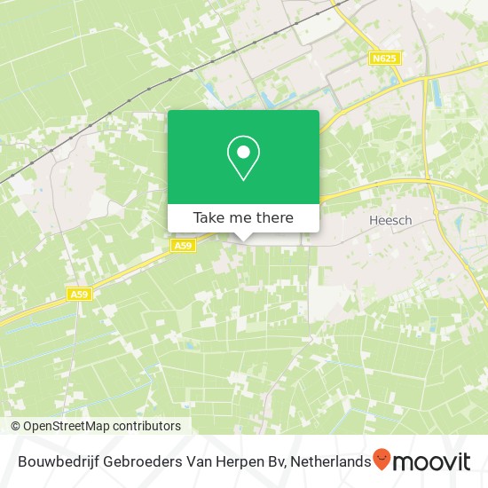 Bouwbedrijf Gebroeders Van Herpen Bv map