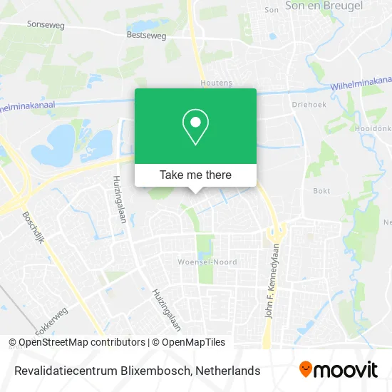 Revalidatiecentrum Blixembosch map