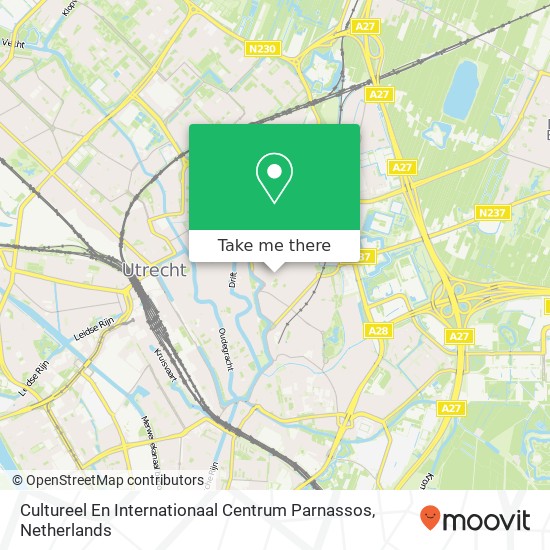 Cultureel En Internationaal Centrum Parnassos map