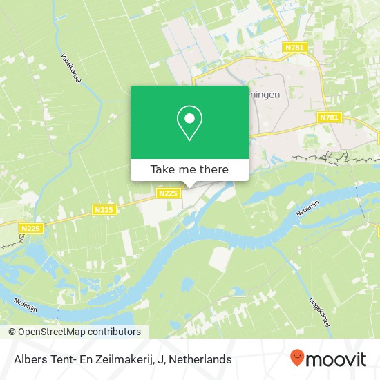 Albers Tent- En Zeilmakerij, J map