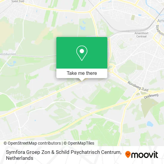 Symfora Groep Zon & Schild Psychatrisch Centrum Karte