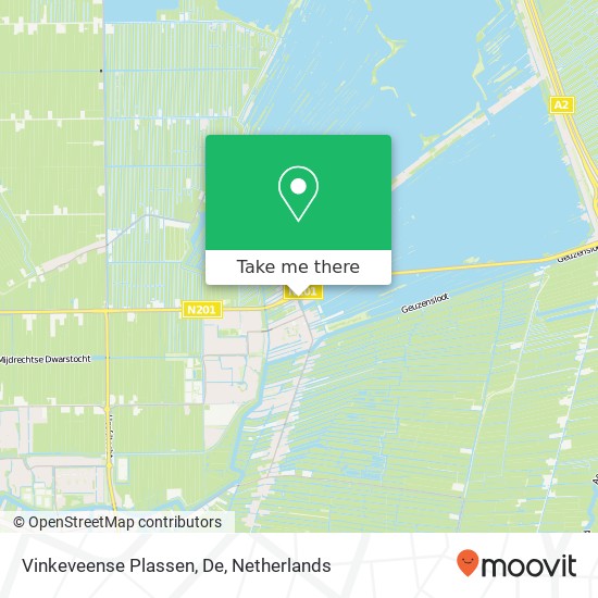 Vinkeveense Plassen, De map