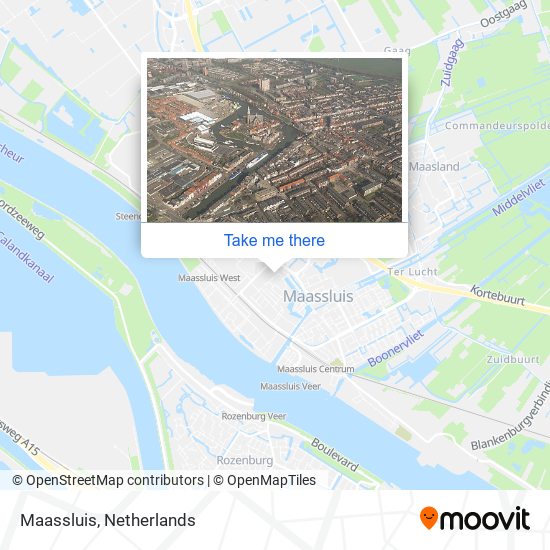 Maassluis map