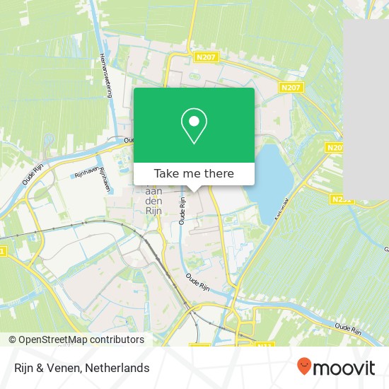 Rijn & Venen map