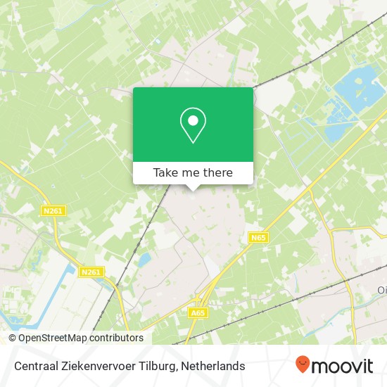 Centraal Ziekenvervoer Tilburg Karte