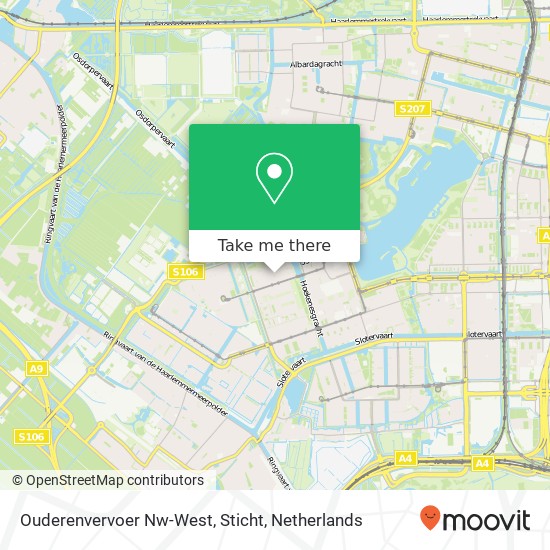 Ouderenvervoer Nw-West, Sticht Karte