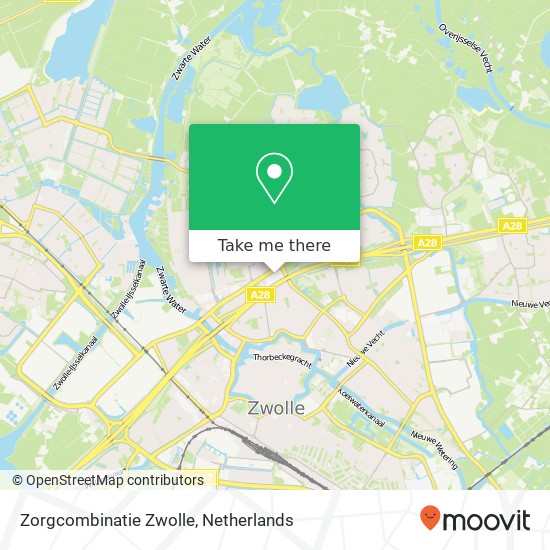 Zorgcombinatie Zwolle map