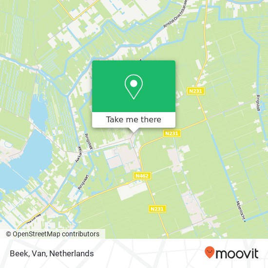 Beek, Van map