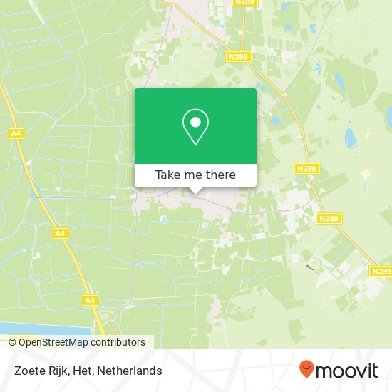 Zoete Rijk, Het map