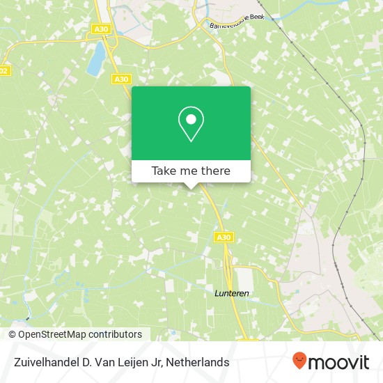 Zuivelhandel D. Van Leijen Jr map