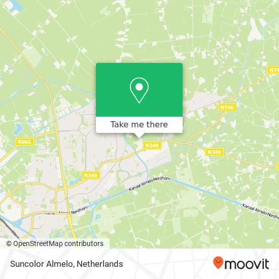 Suncolor Almelo map