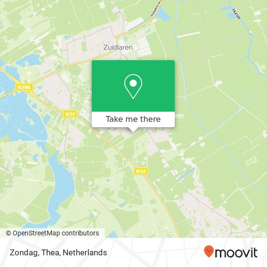 Zondag, Thea map