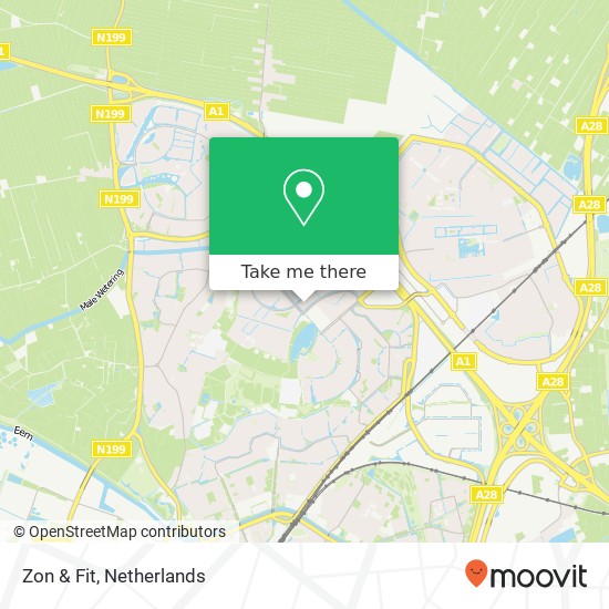 Zon & Fit map