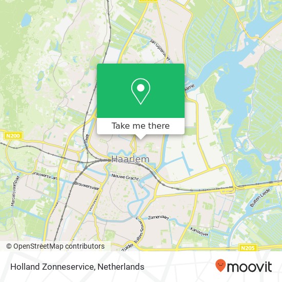 Holland Zonneservice map