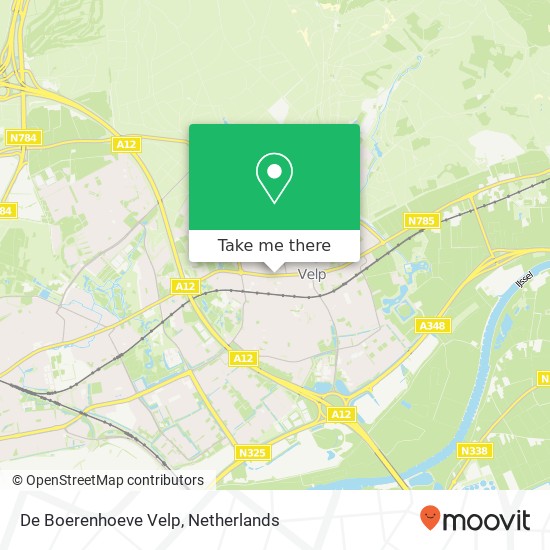 De Boerenhoeve Velp map