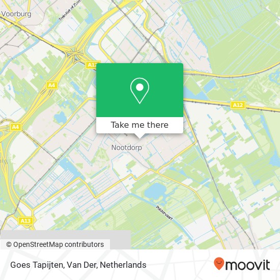 Goes Tapijten, Van Der map