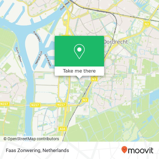 Faas Zonwering map