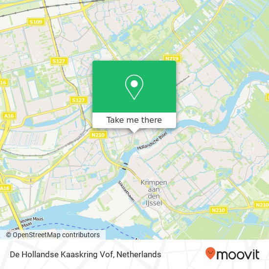 De Hollandse Kaaskring Vof Karte