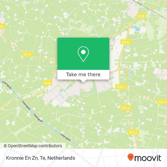 Kronnie En Zn, Te map