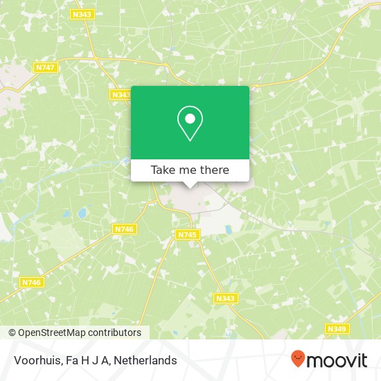 Voorhuis, Fa H J A map