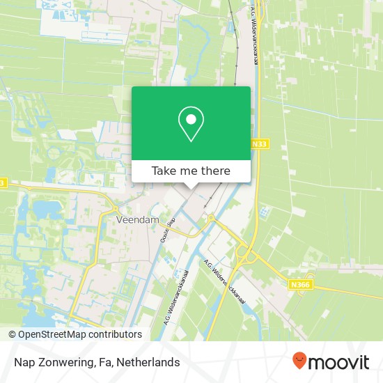 Nap Zonwering, Fa map