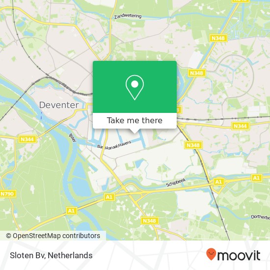 Sloten Bv map